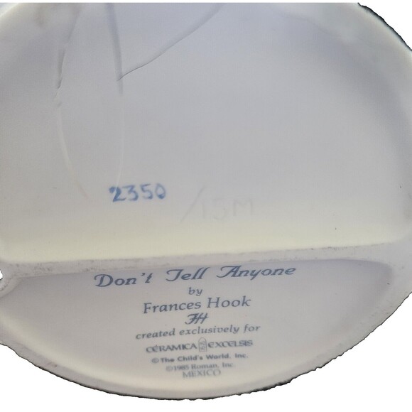 Adorable "DON'T TELL ANYONE" Frances Hook The Child's World Figurine - Picture 6 of 7